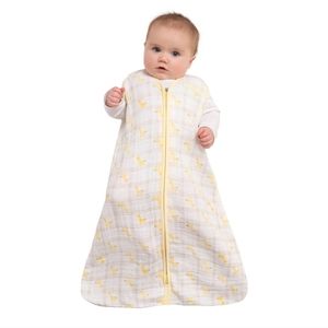 New Halo SleepSack Wearable Baby Blanket Yellow White Giraffe Print New Born 6m